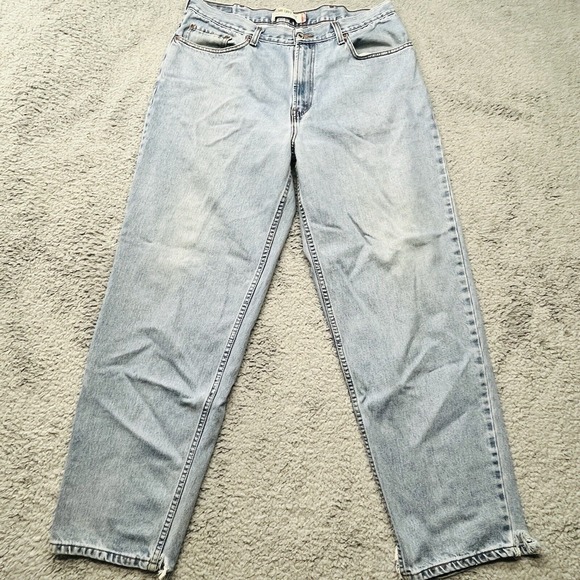 Levi's Other - Levi's 560 Blue Jeans‎ Mens 38x32 Comfort Fit Baggy Loose Tapered Leg Distressed